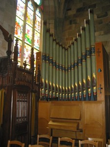 Façade de l'orgue de Minihy-Tréguier