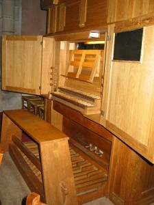 Orgue C.Guerrier : console