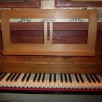 Clavier de l'orgue de Lanvellec