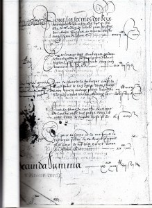 Registre des comptes de Tréguier en 1597