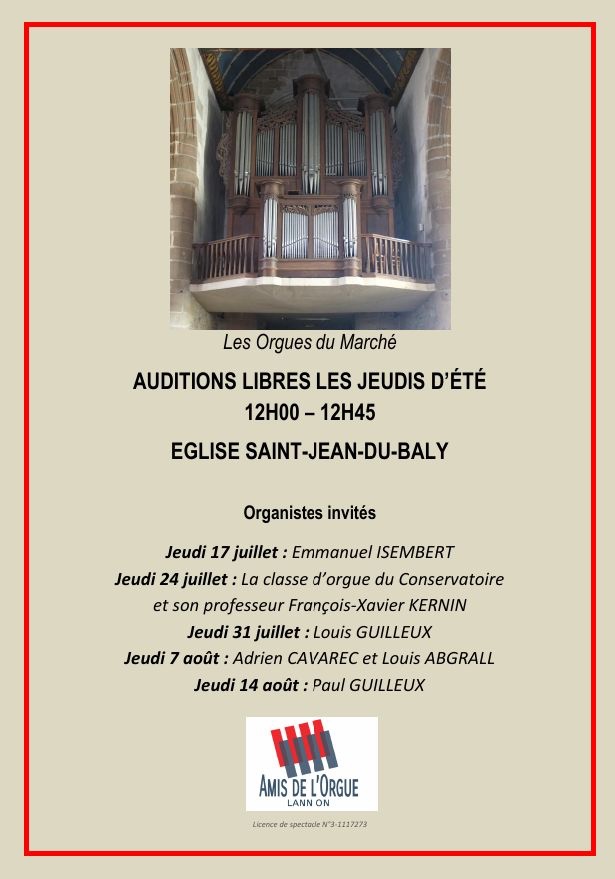 Orgue du marché à Lannion